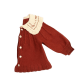 Dark orange cardigan